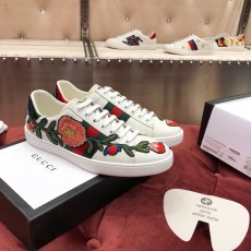 GUCCI 구찌 에이스 남녀공용 자수 스니커즈 457132 A38G0 9064