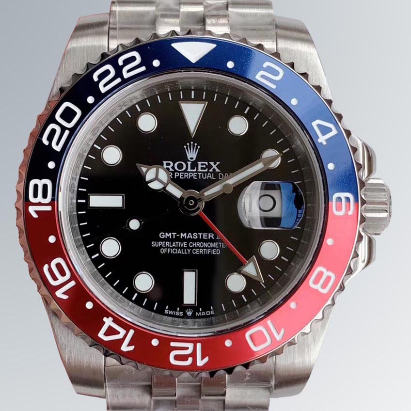 Rolex 롤렉스 지엠티 마스터2 펩시 쥬빌레 스틸밴드