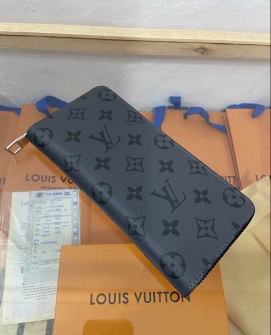 루이비통[ LOUIS VUITTON ] 흑모노그램 지퍼 장지갑 모음전 0201-1