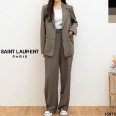 YSL 입생로랑 뱃지 오버 블레이저 세트